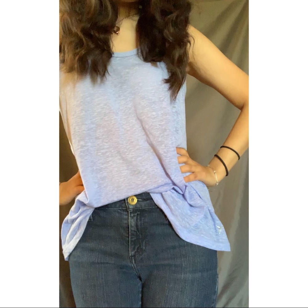 Blue Active Wear Top